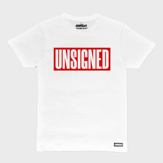 Unsigned T-Shirt - White/Red