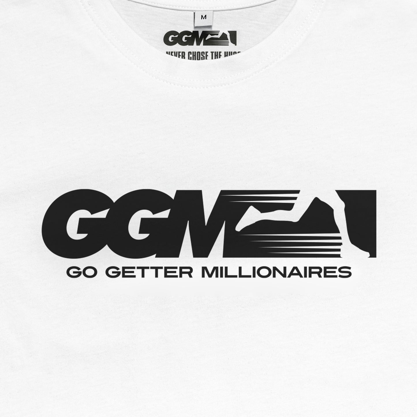 GGM Classic T-Shirt - White/Black – Go Getter Millionaires